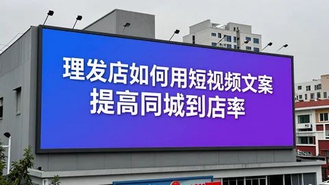 理发店如何用短视频文案提高同城到店率？从选题到转化话术全流程