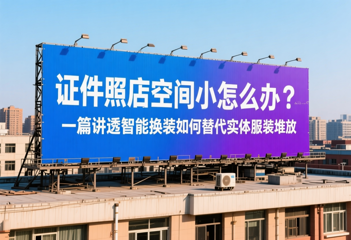 证件照店空间小怎么办？一篇讲透智能换装如何替代实体服装堆放