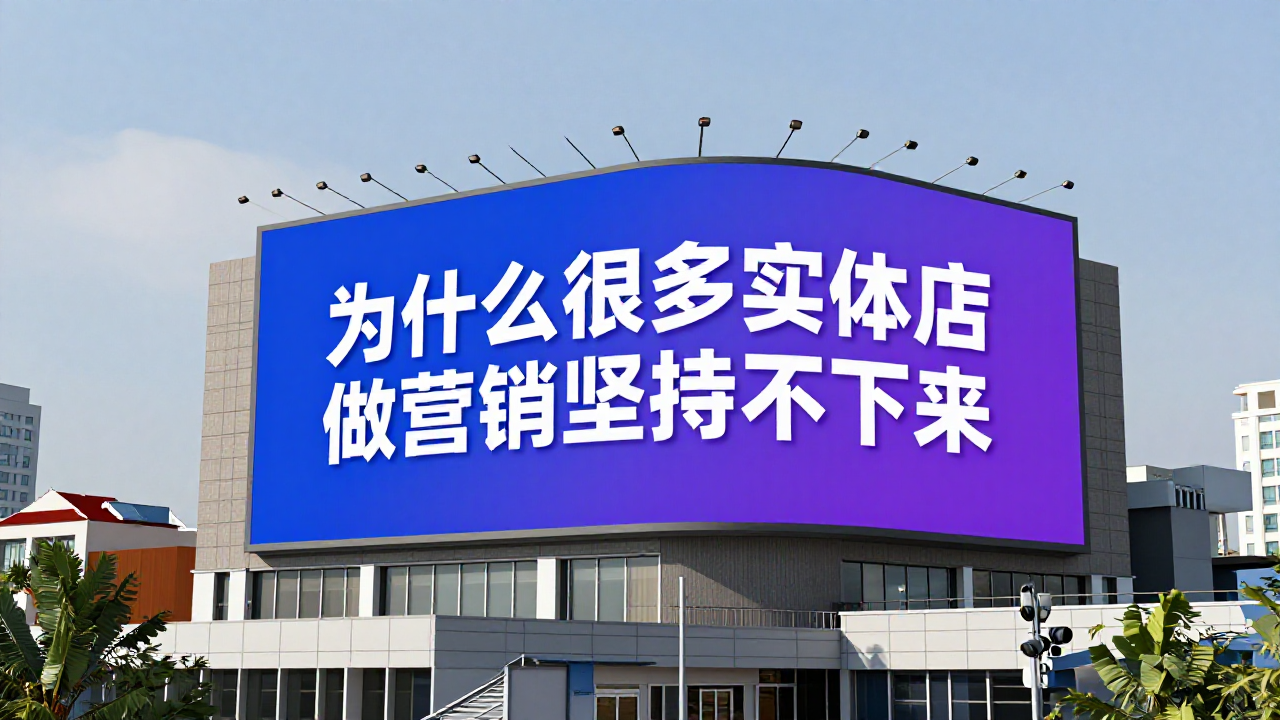 为什么很多实体店做营销坚持不下来？问题不在执行力，而在内容生产太难