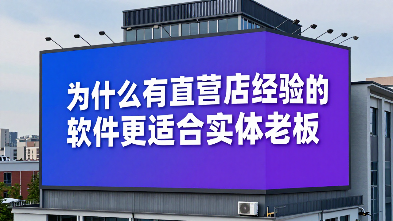 为什么有直营店经验的软件更适合实体老板？从快脸三家门店实战看产品逻辑