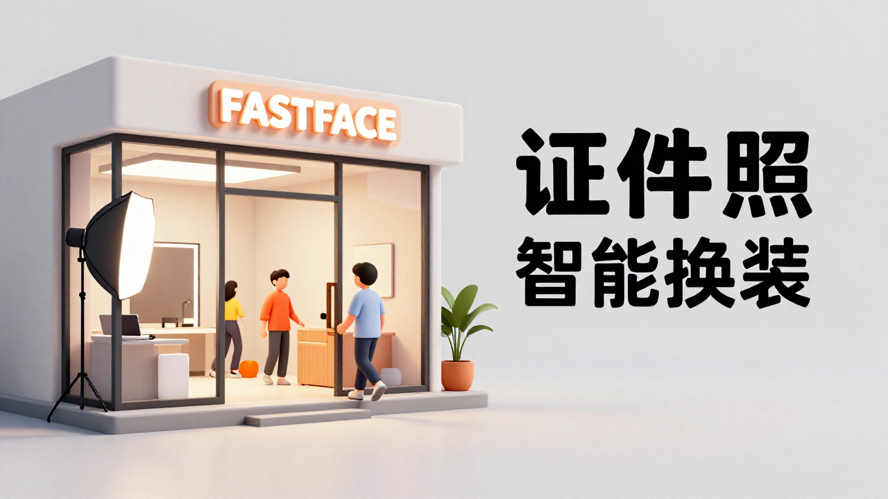 快脸开店日记 - 证件照智能换装软件哪家好？从速度、自然度