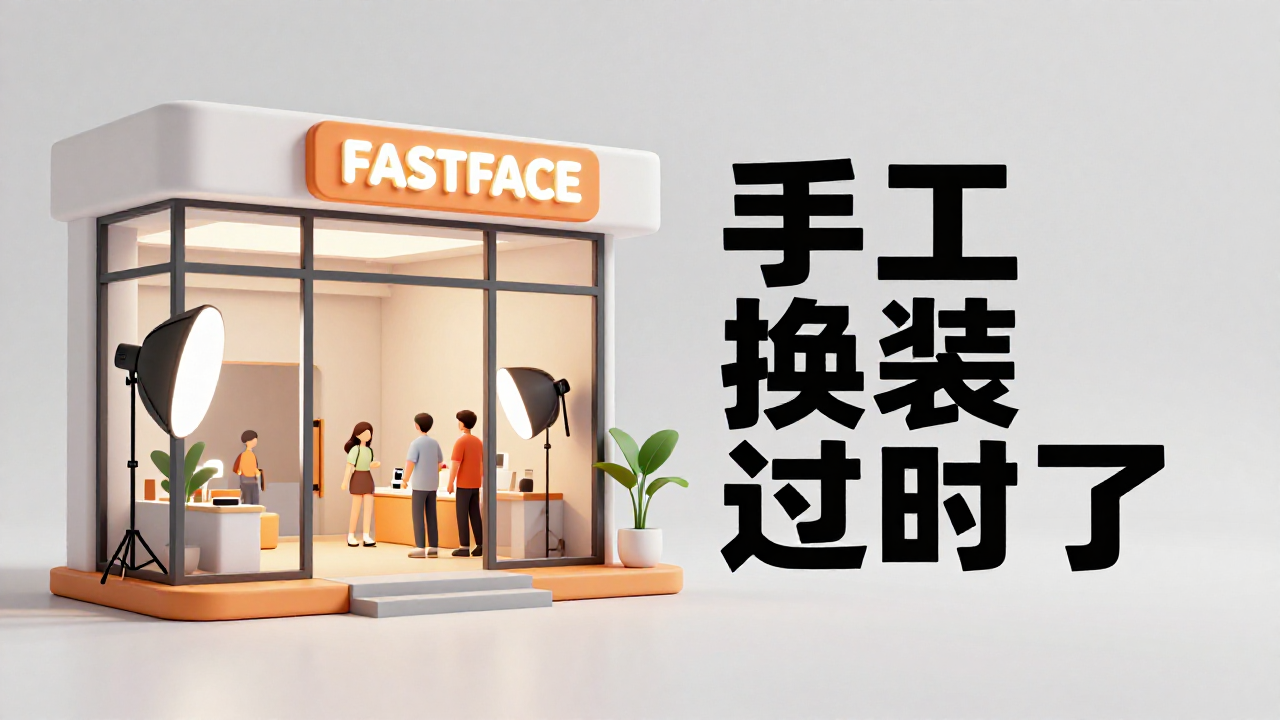 快脸开店日记 - 照相馆AI换装软件怎么选？快脸与传统PS